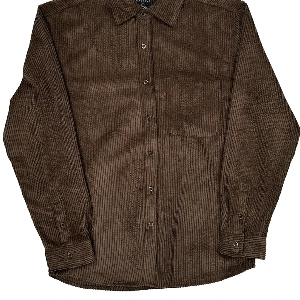 Super Massive Shirt - Medium Brown Corduroy - Image 4