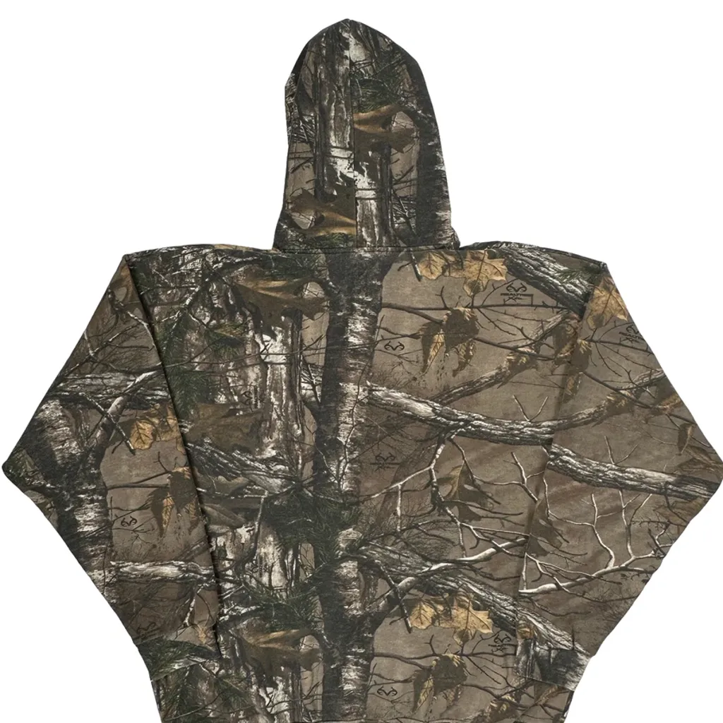 Super Steel Logo Russel Camo Hoodie - 2XL Camo Cotton Blend - Image 6
