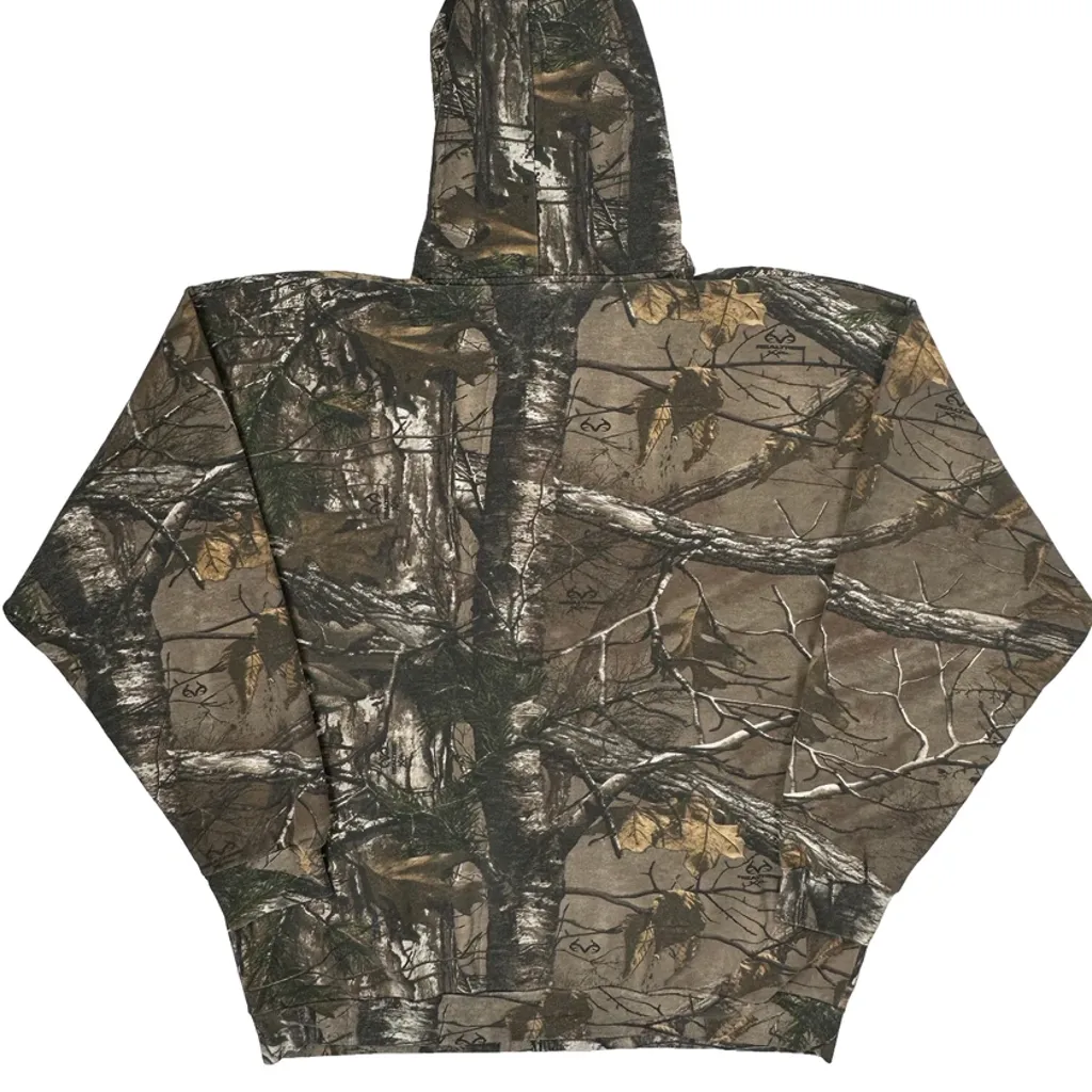 Super Steel Logo Russel Camo Hoodie - 2XL Camo Cotton Blend - Image 7