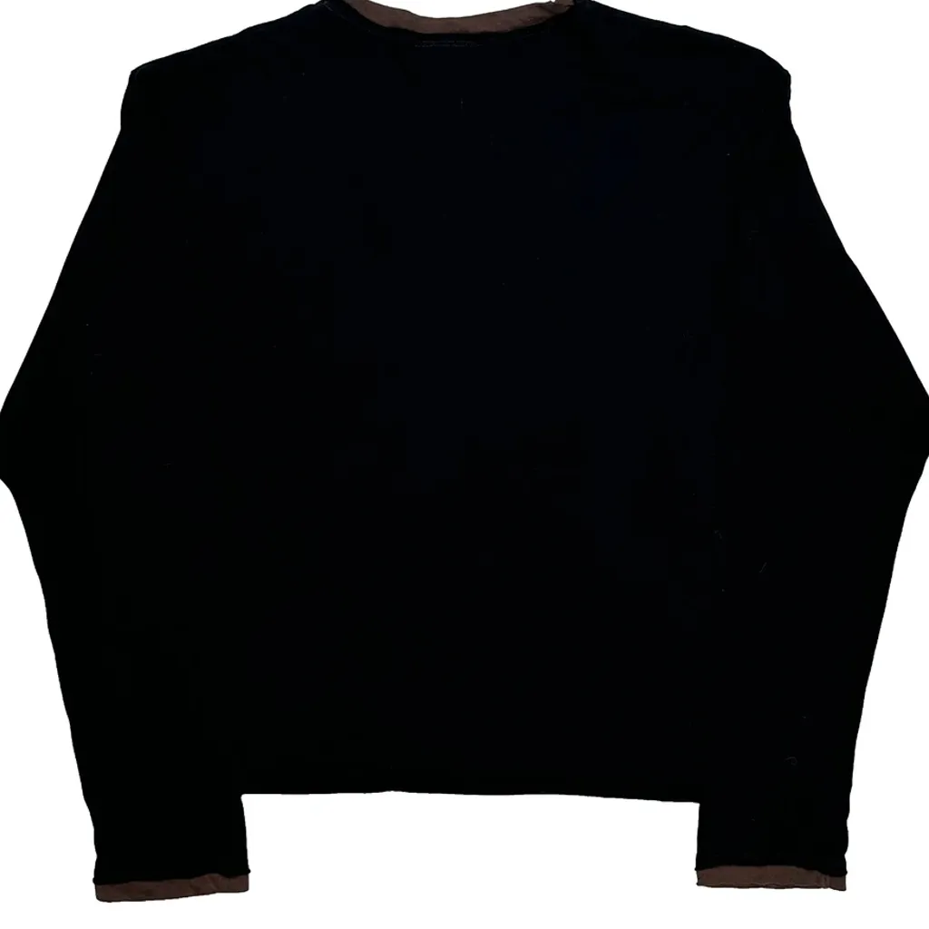 Supercharged Harley Davidson Graphic Long Sleeve T-Shirt - Large Black Cotton - Image 8