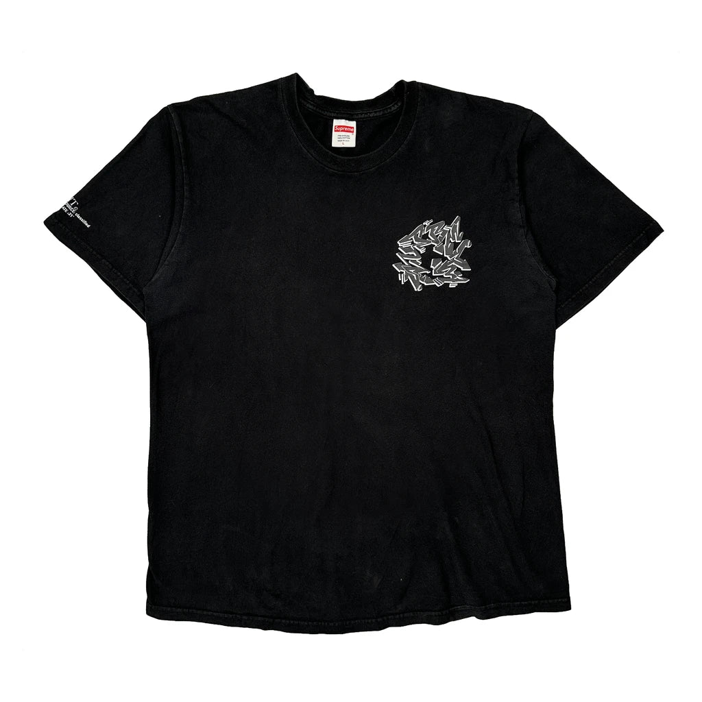 Support Unit Supreme Graphic T-Shirt - Large Black Cotton