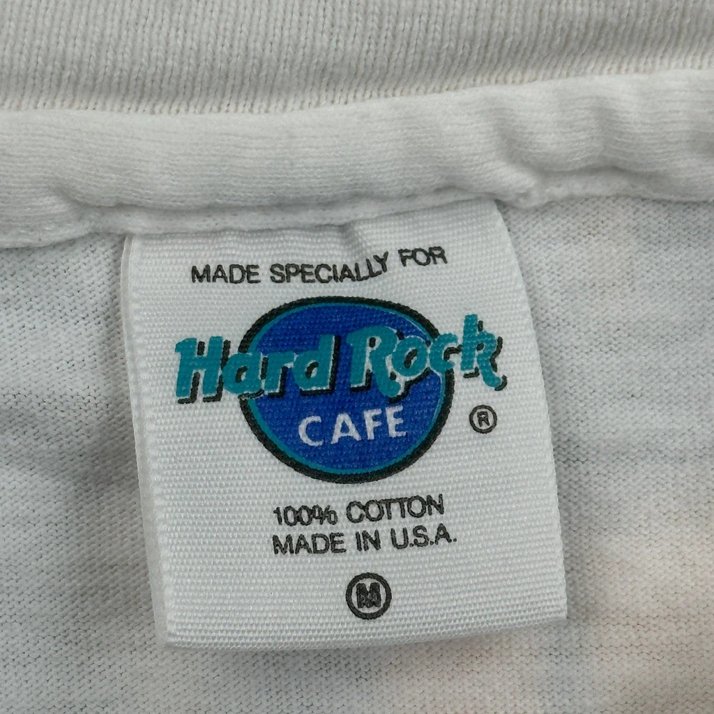 Surfboards Hard Rock Cafe Graphic T-Shirt - Medium White Cotton - Image 3
