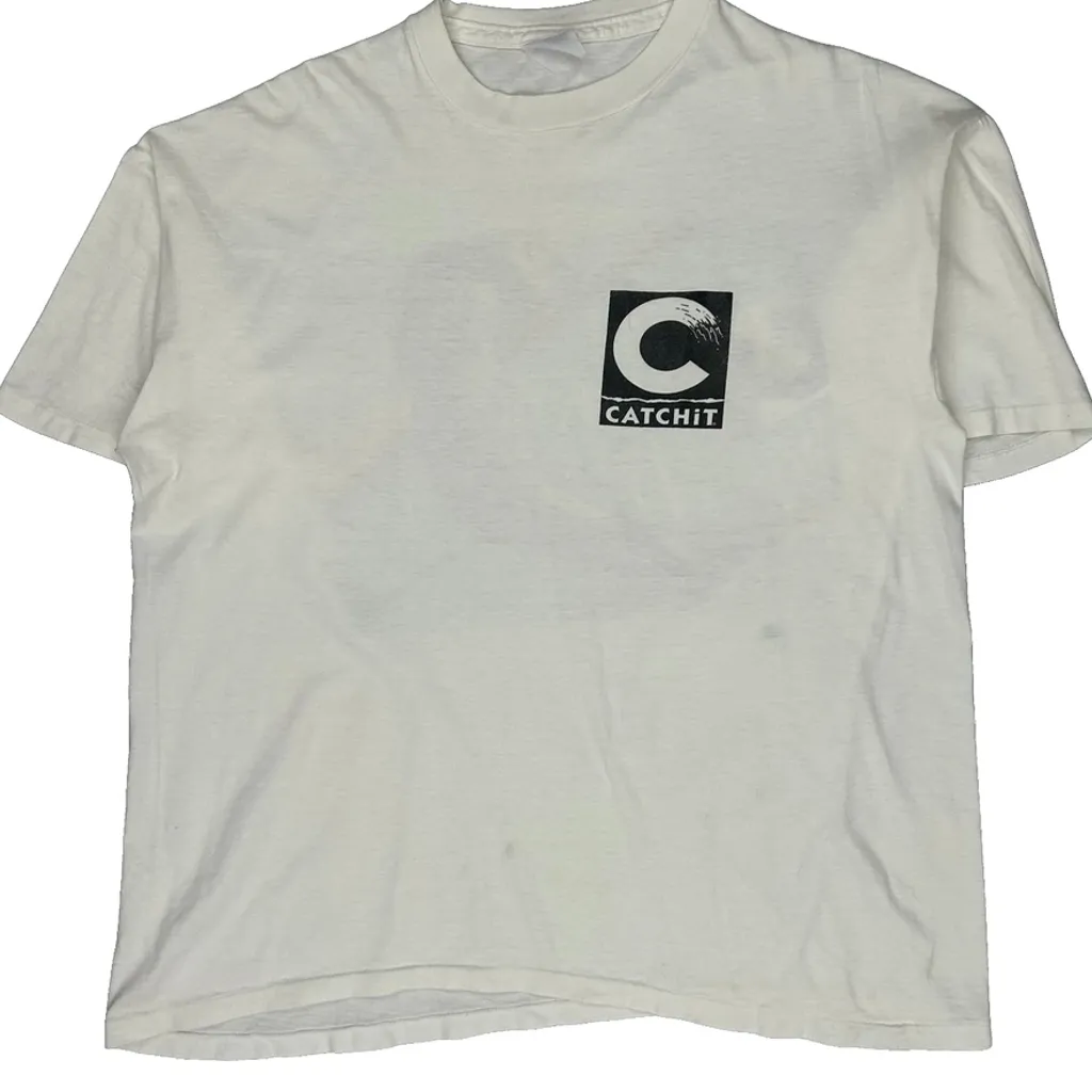 Surfing Unbranded Graphic T-Shirt - XL White Cotton - Image 4