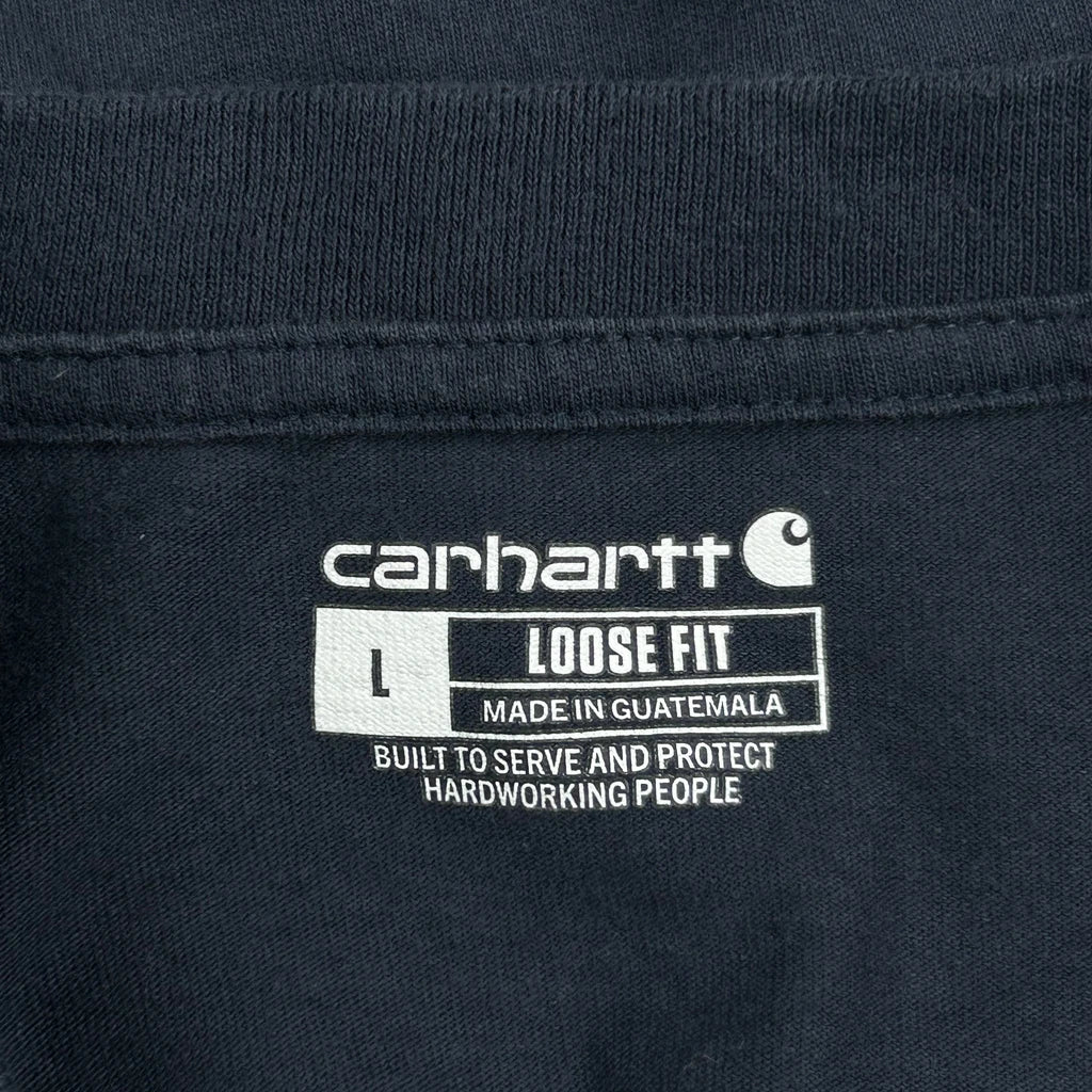 Switchgear Systems Carhartt Long Sleeve T-Shirt - Large Navy Cotton - Image 3