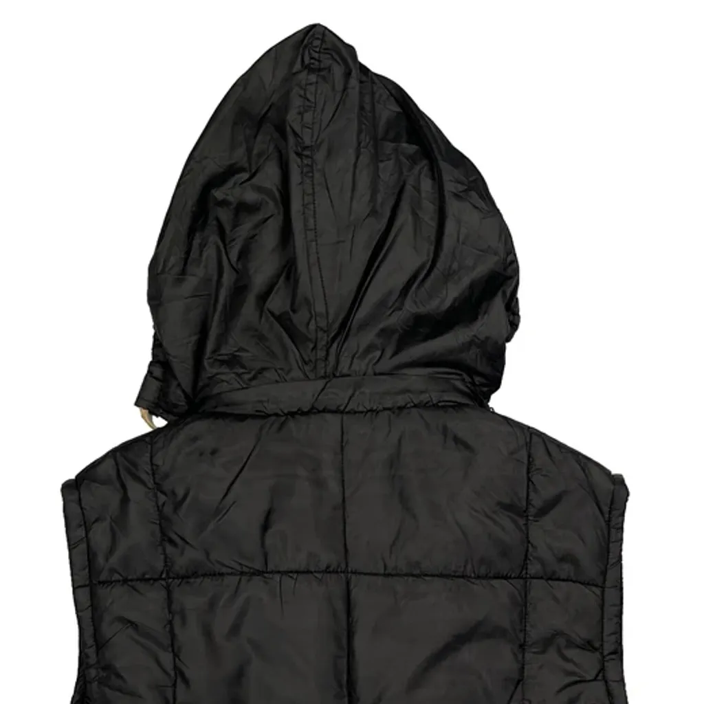Swoosh Logo Nike Gilet- Large Black Polyester - Image 7