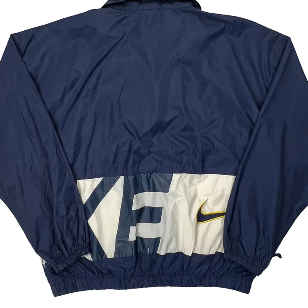 Swoosh Nike Windbreaker - XL Navy Nylon - Image 7