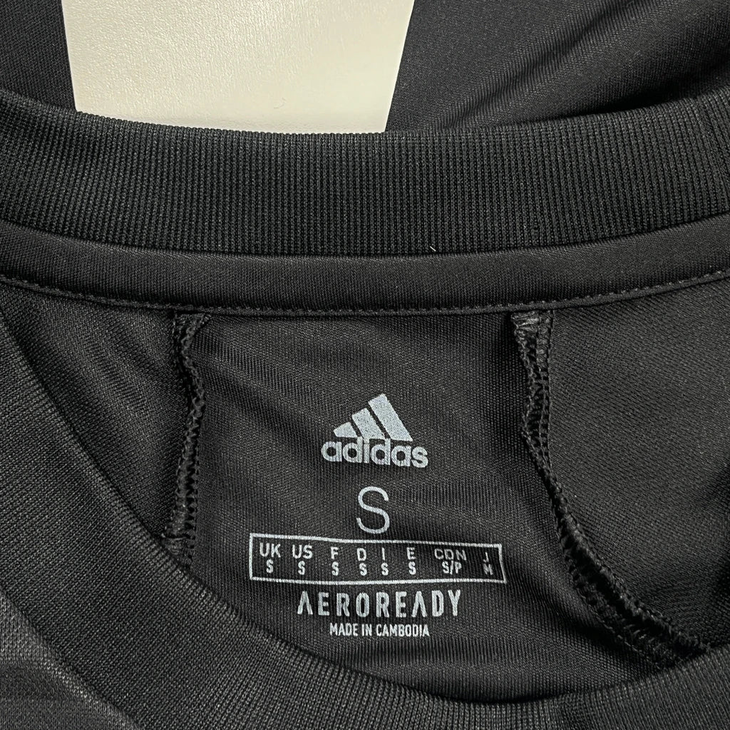 Sylvester Adidas Football Shirt - Small Black Polyester - Image 3
