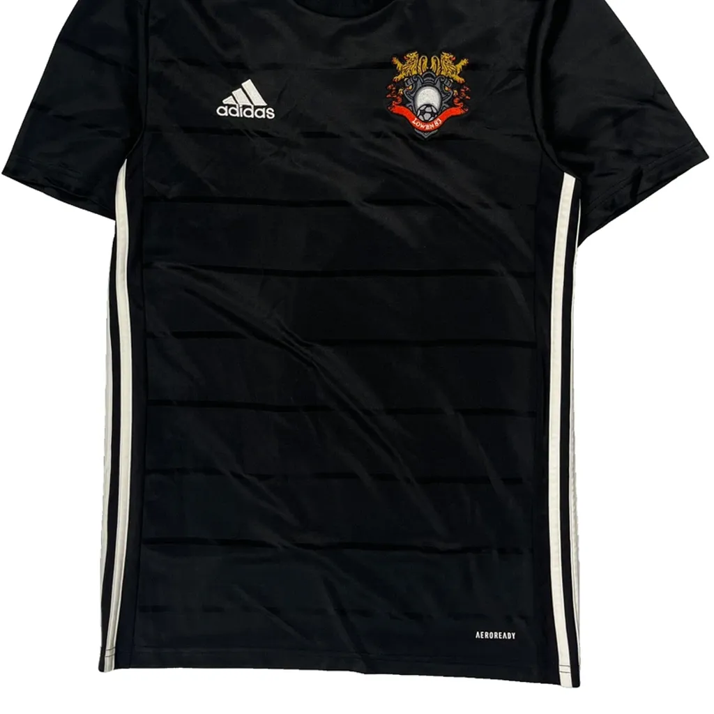Sylvester Adidas Football Shirt - Small Black Polyester - Image 5
