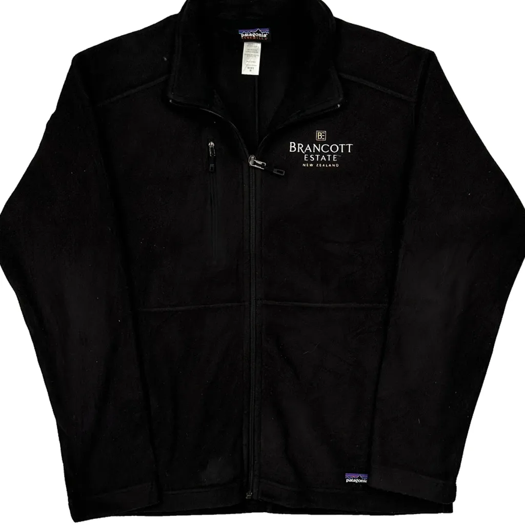 Synchilla Patagonia Fleece Jacket - Medium Black Polyester - Image 5