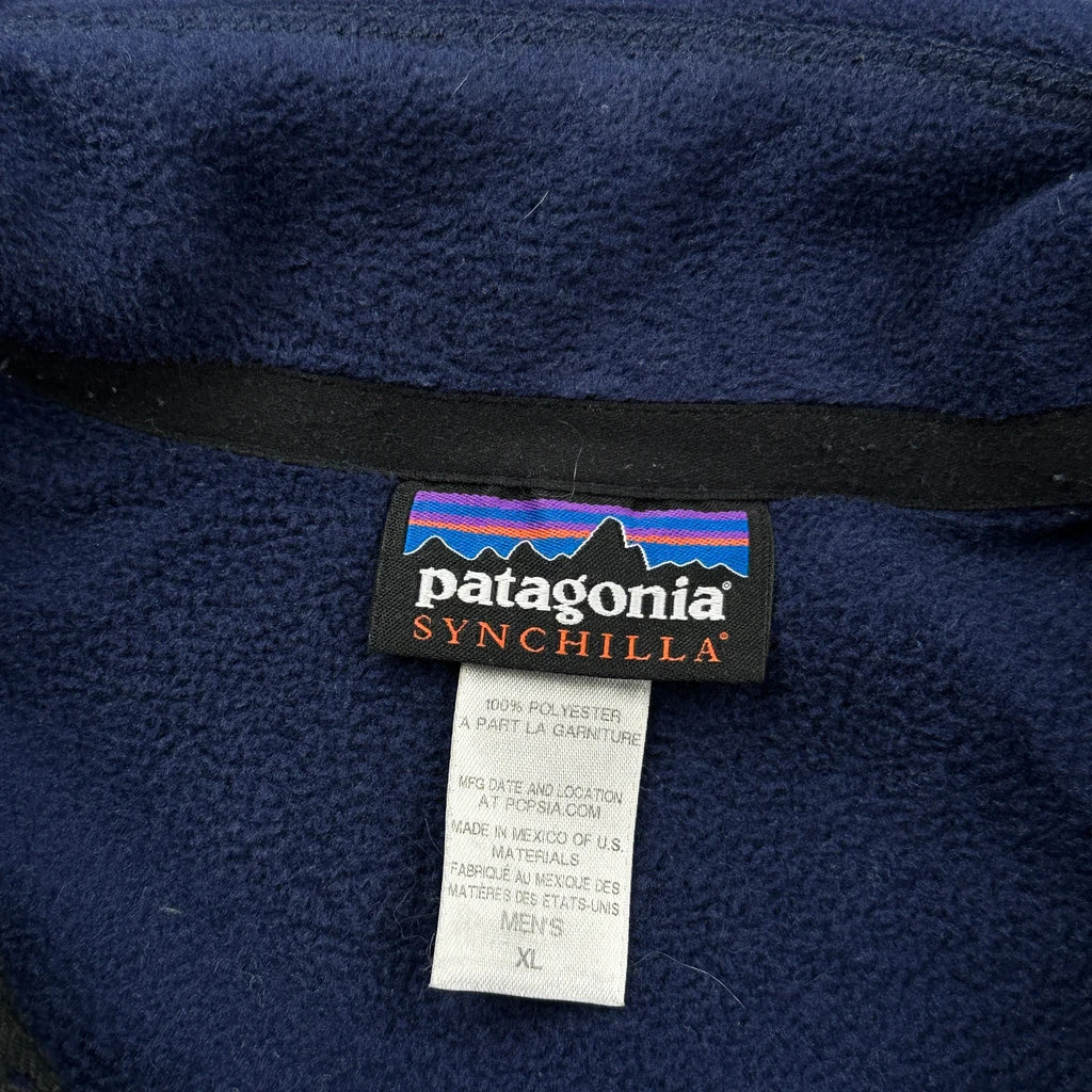 Synchilla Patagonia Fleece Jacket - XL Blue Polyester - Image 3