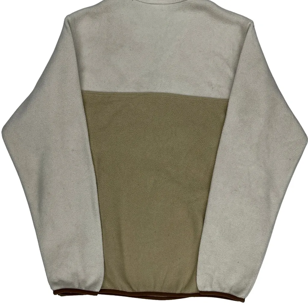 Synchilla Patagonia Colour Block Snap T Fleece - Medium Beige Polyester - Image 7