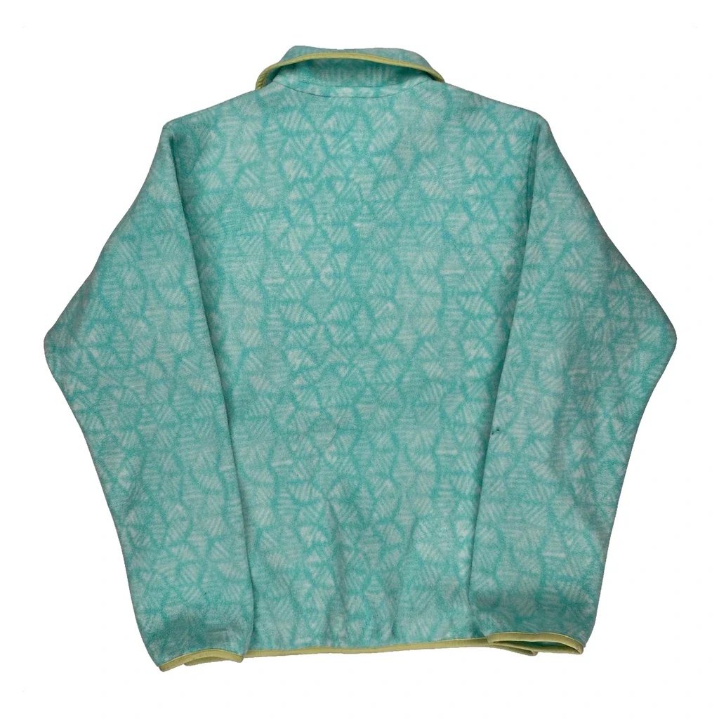 Synchilla Patagonia Batik Hex Snap T Fleece - Small Blue Polyester - Image 2