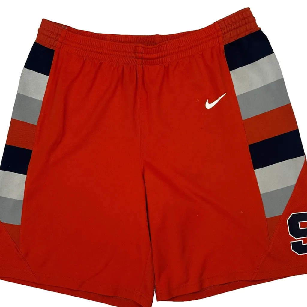 Syracuse Nike Sport Shorts - Medium Orange Polyester - Image 5