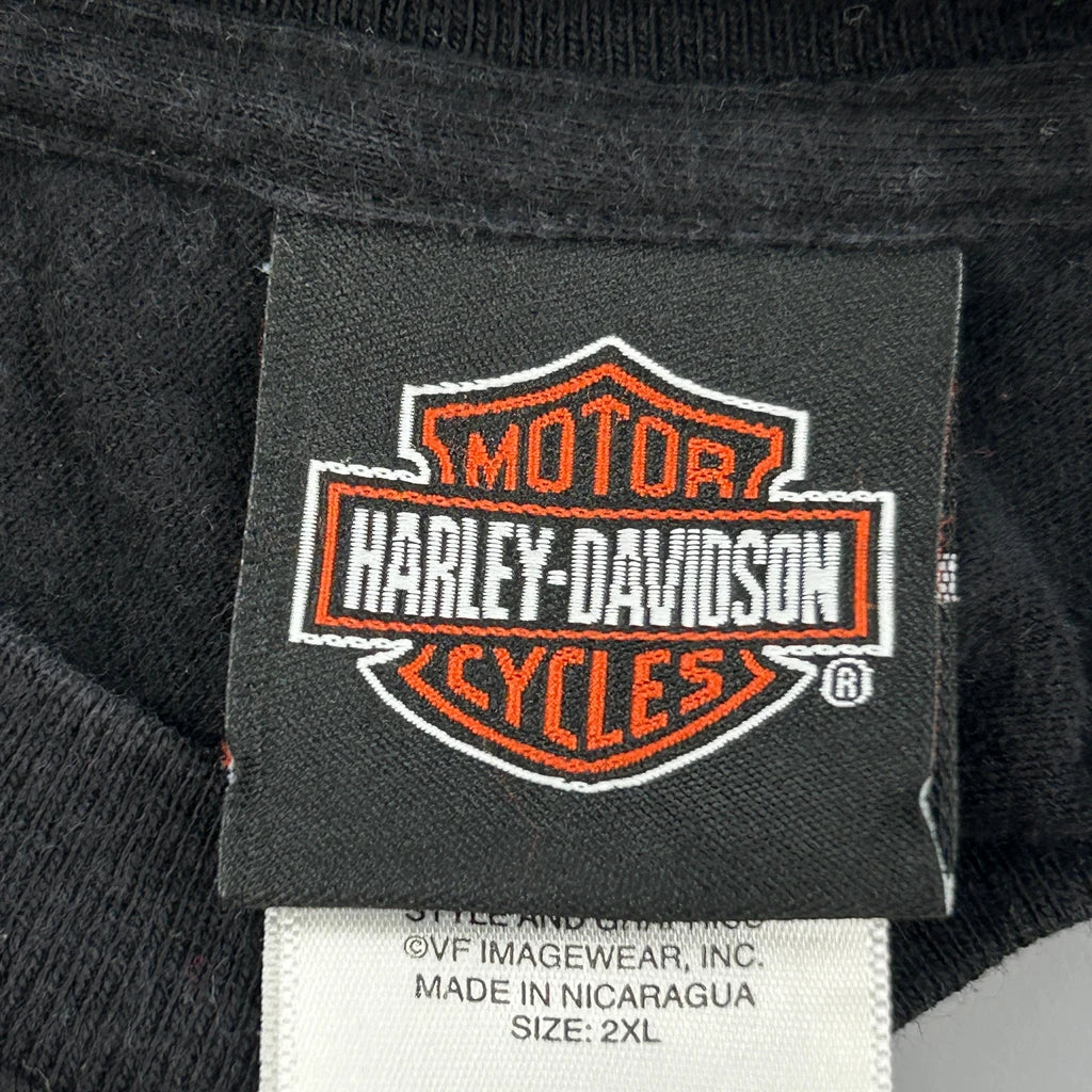 Syracuse, Ny Harley Davidson Graphic T-Shirt - 2XL Black Cotton - Image 3