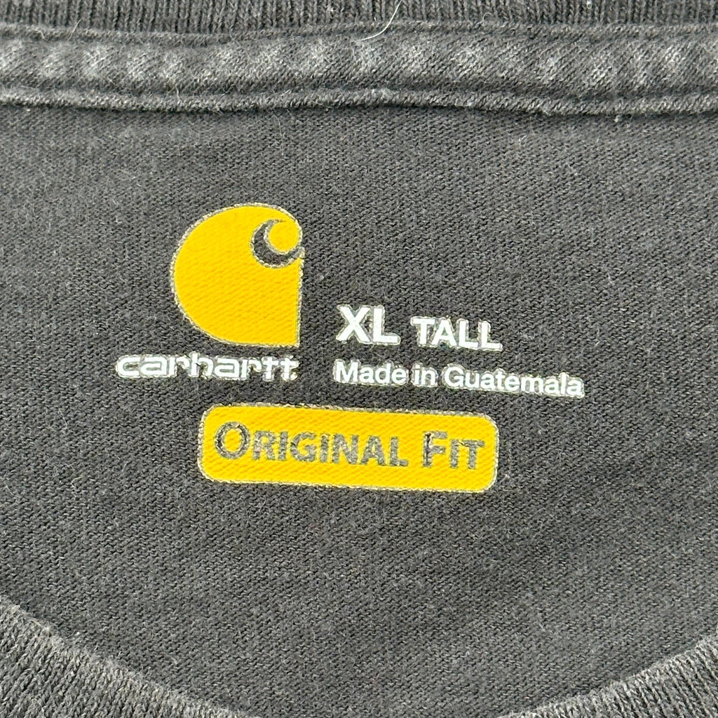 Tall Carhartt T-Shirt - XL Black Cotton - Image 3