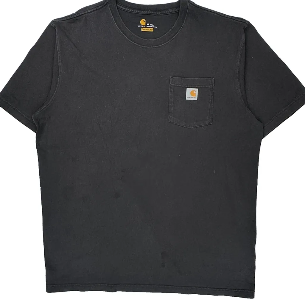 Tall Carhartt T-Shirt - XL Black Cotton - Image 4
