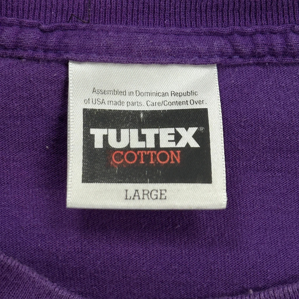 Tampa Bay Devil Rays Tultex Mlb T-Shirt - Large Purple Cotton - Image 3