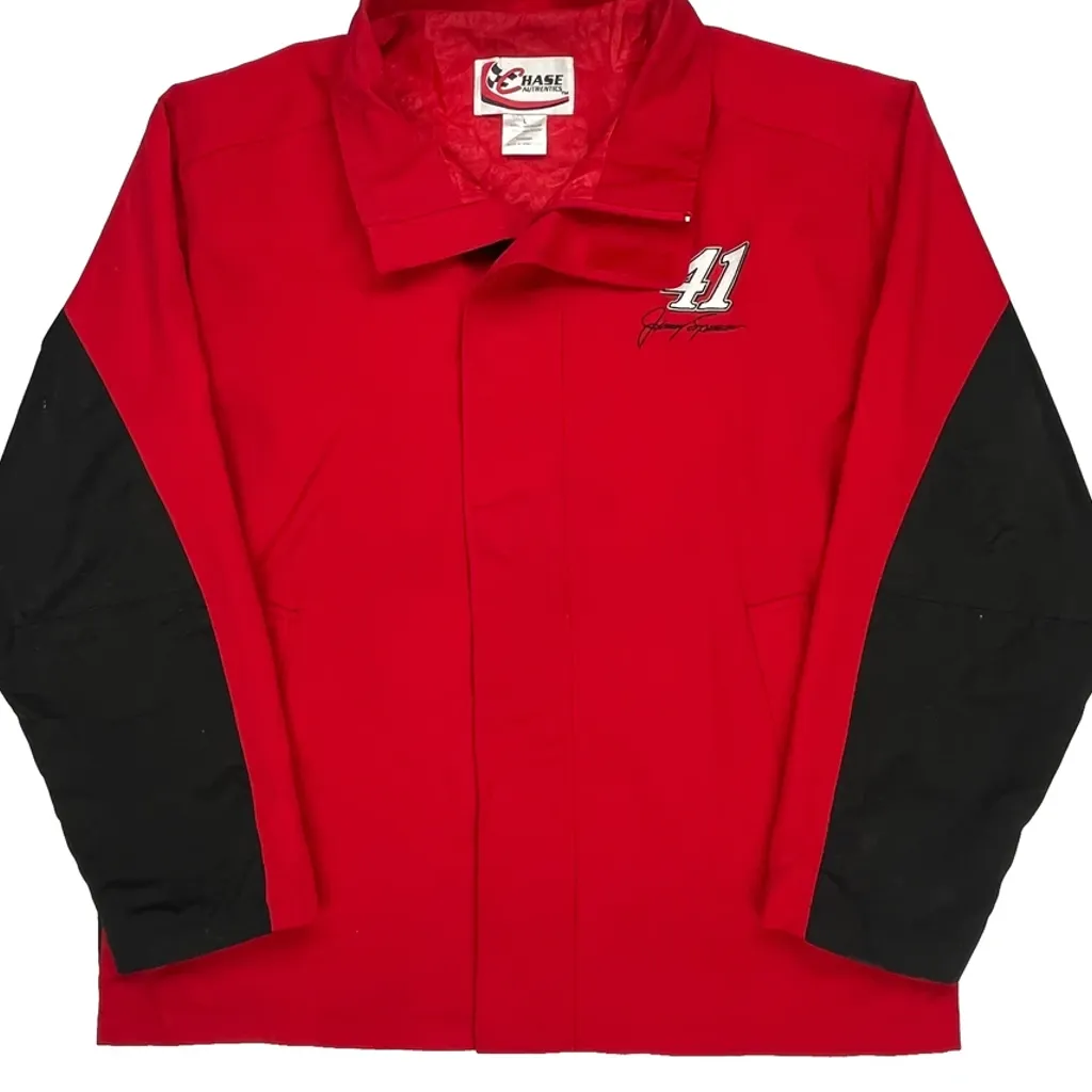 Target Racing Team Chase Authentics Nascar Jacket - Large Red Nylon - Image 4
