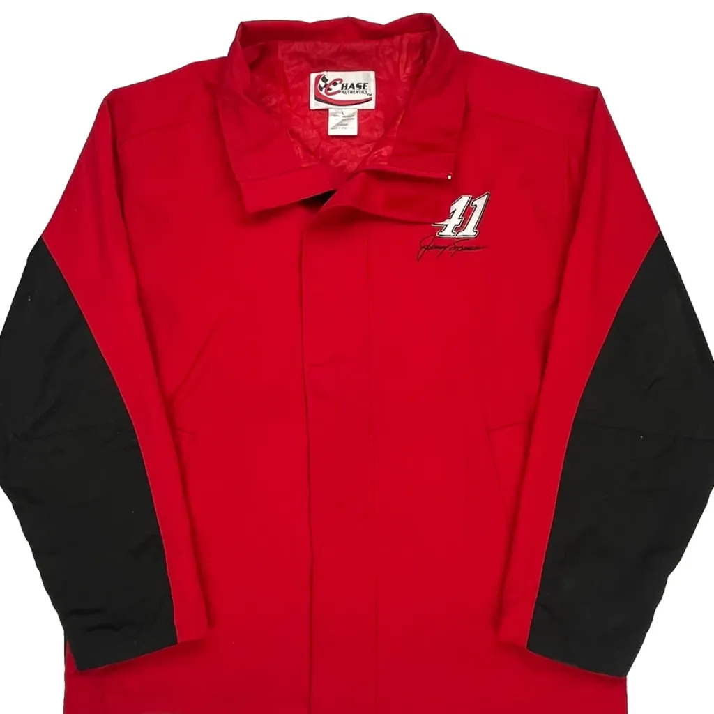 Target Racing Team Chase Authentics Nascar Jacket - Large Red Nylon - Image 5
