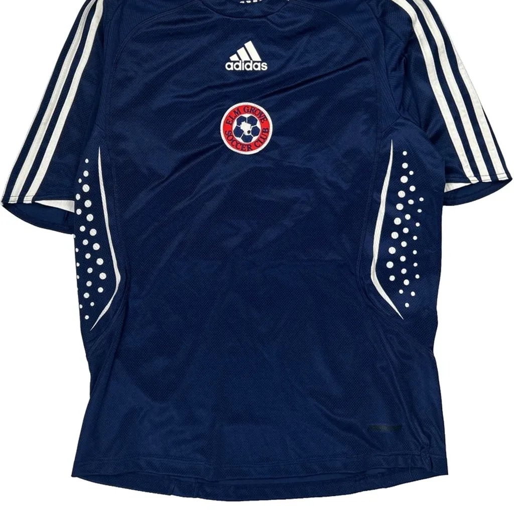 Team Choice Soccer Club Adidas Football Shirt - Medium Blue Polyester - Image 5