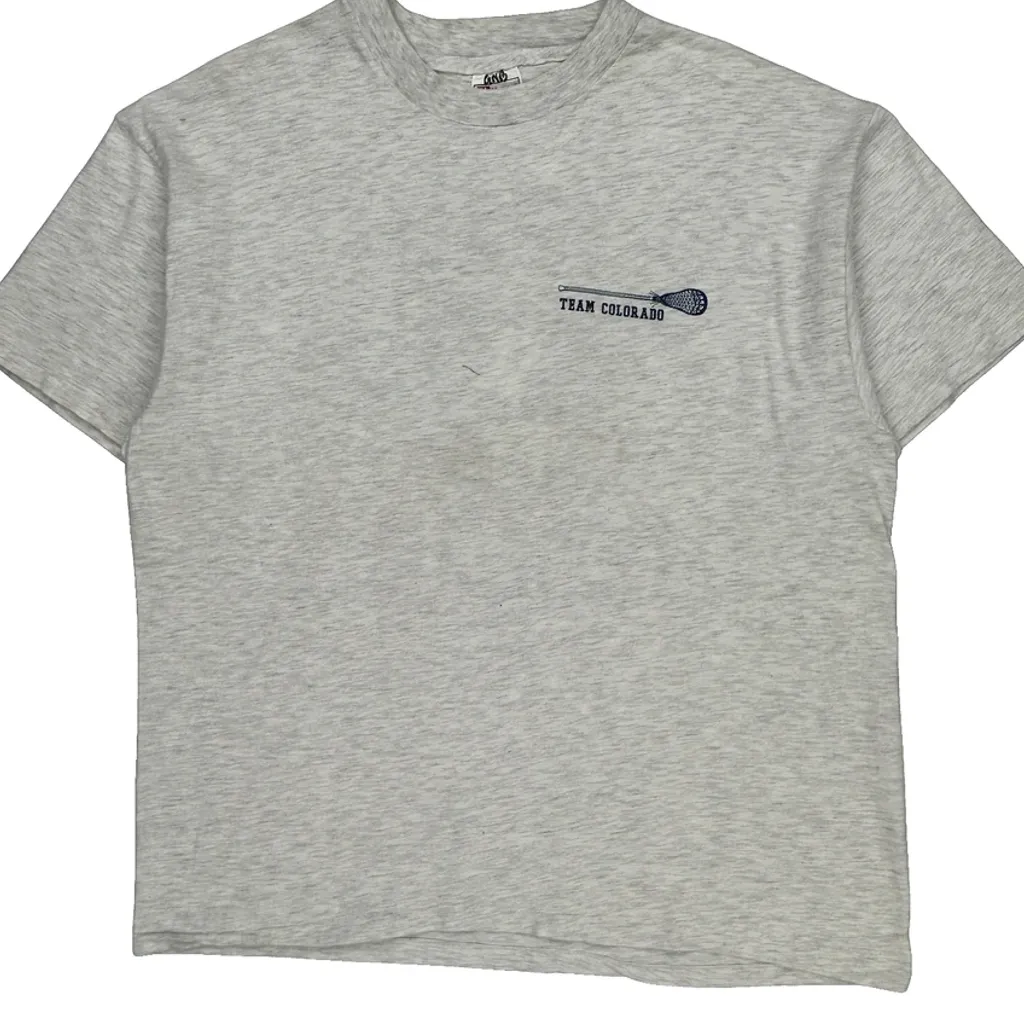 Team Colorado Hanes Graphic T-Shirt - XL Gray Cotton - Image 4