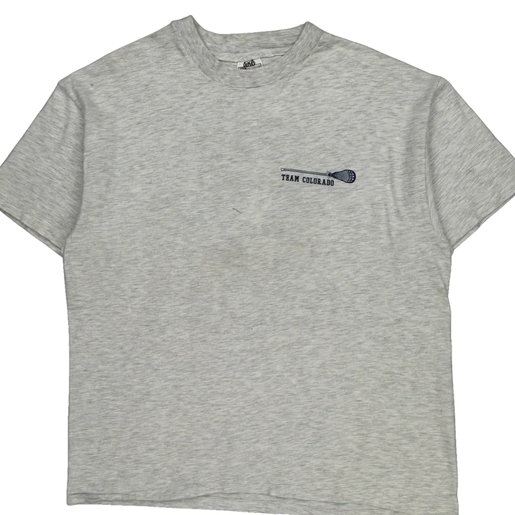 Team Colorado Hanes Graphic T-Shirt - XL Gray Cotton - Image 5