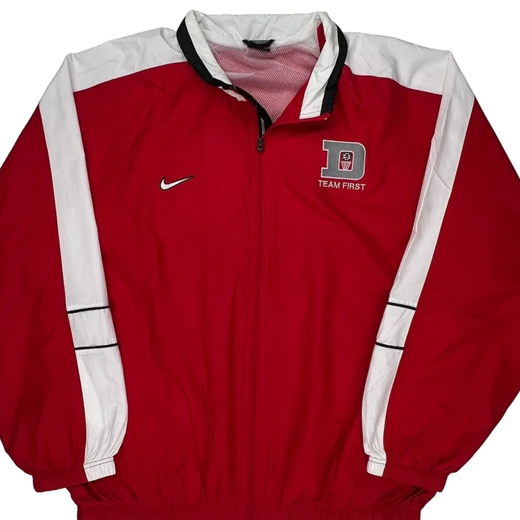Team First Nike Graphic Track Jacket - 2XL Red Polyester - Image 5