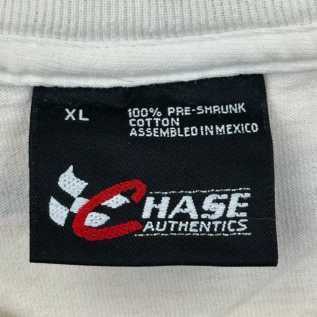 Team Jeg'S Chase Authentics Nascar T-Shirt - XL White Cotton - Image 3