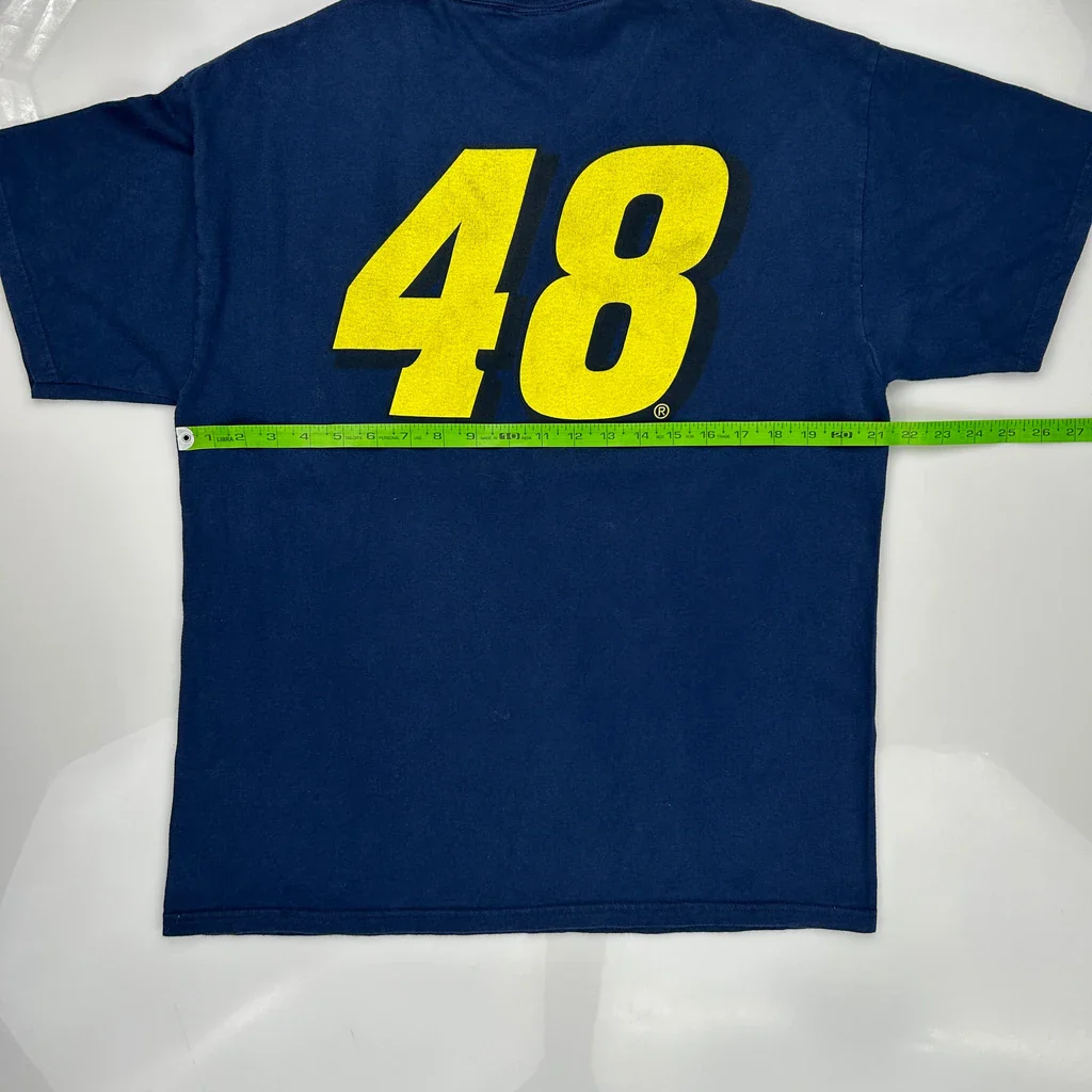 Team Lowe'S Racing Chase Authentics Nascar T-Shirt - Medium Blue Cotton - Image 3