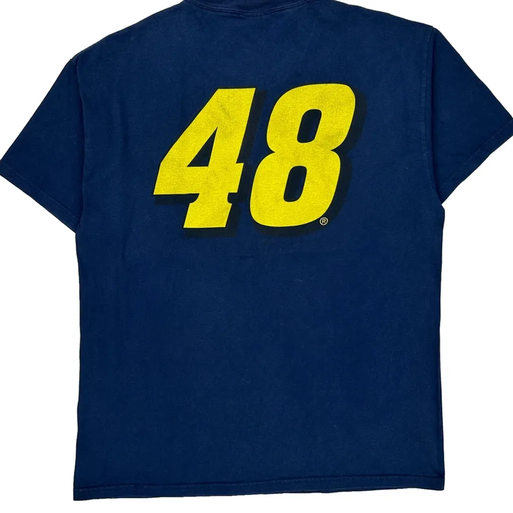 Team Lowe'S Racing Chase Authentics Nascar T-Shirt - Medium Blue Cotton - Image 6