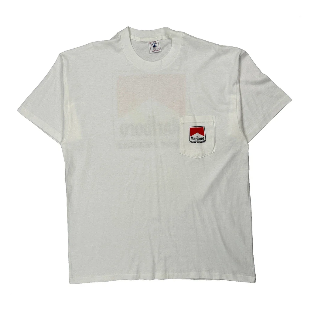Team Penske Delta Graphic T-Shirt - XL White Cotton