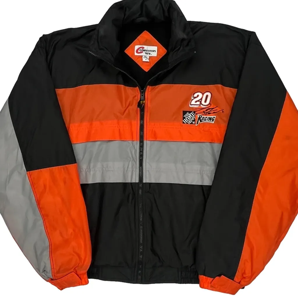 Team Stewart Competitors View Graphic Windbreaker - Medium Black Polyester - Image 4