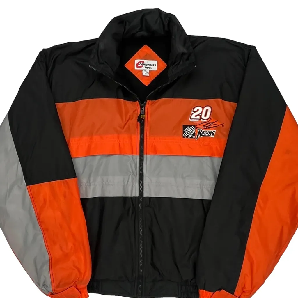 Team Stewart Competitors View Graphic Windbreaker - Medium Black Polyester - Image 5