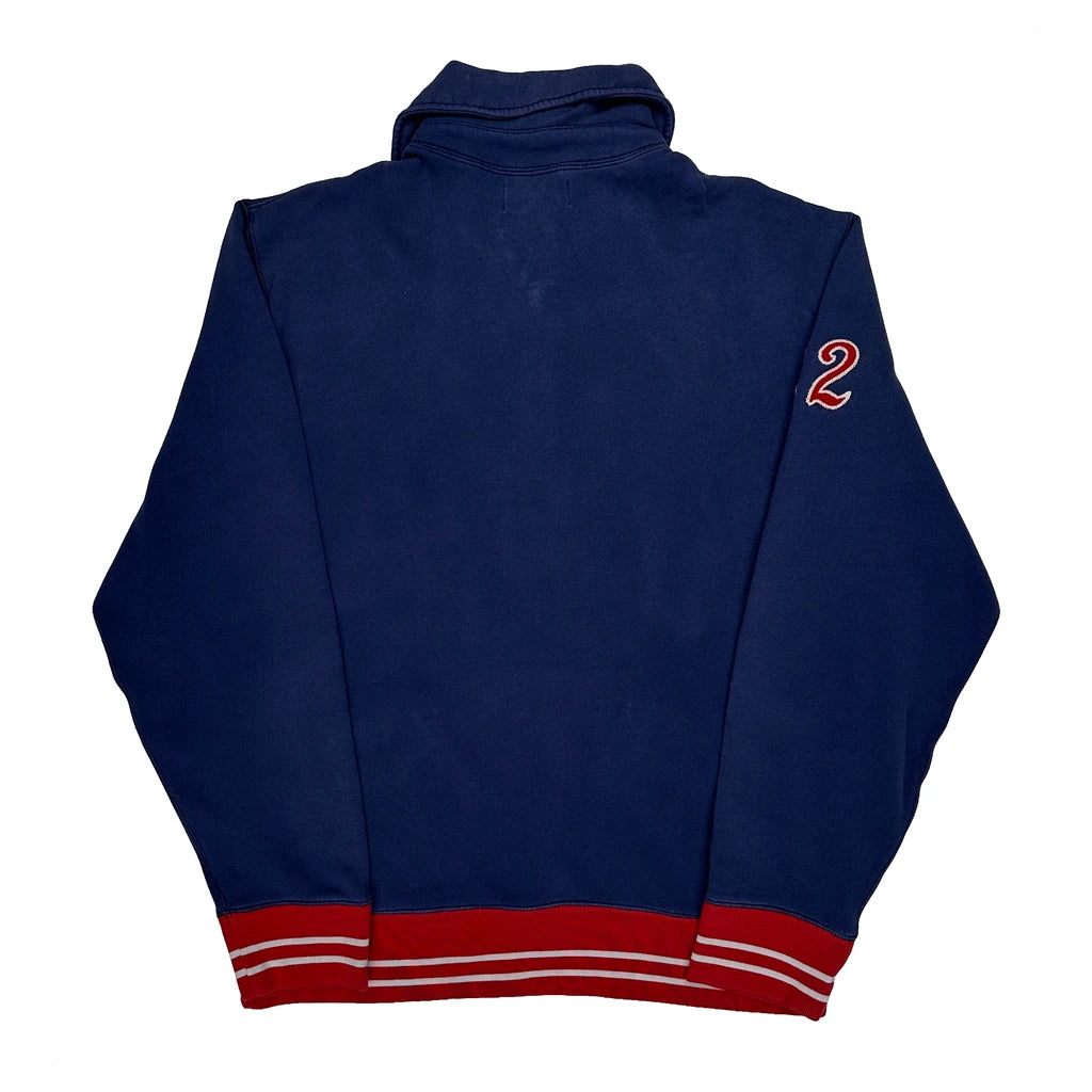 Team USA Polo By Ralph Lauren Zip Up - XL Blue Cotton - Image 2