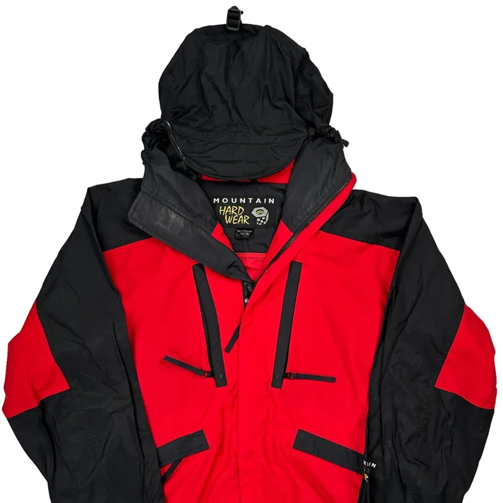 Technical Mountain Hard Wear Ski Jacket - Medium Red Polyester - Image 5