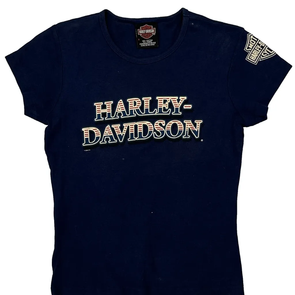 Ted'S Harley-Davidson Harley Davidson Graphic T-Shirt - Small Blue Cotton - Image 5