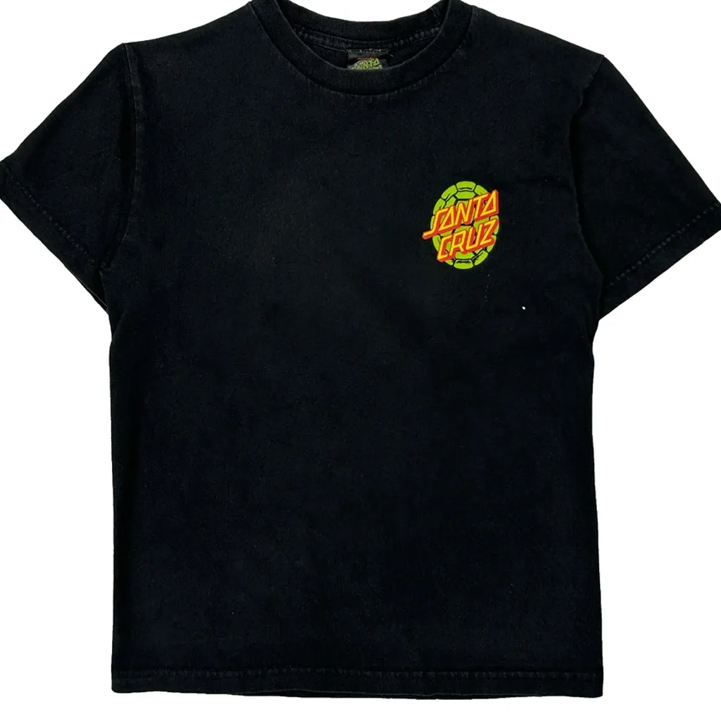 Teenage Mutant Ninja Turtles Santa Cruz Cartoon T-Shirt - Small Black Cotton - Image 5