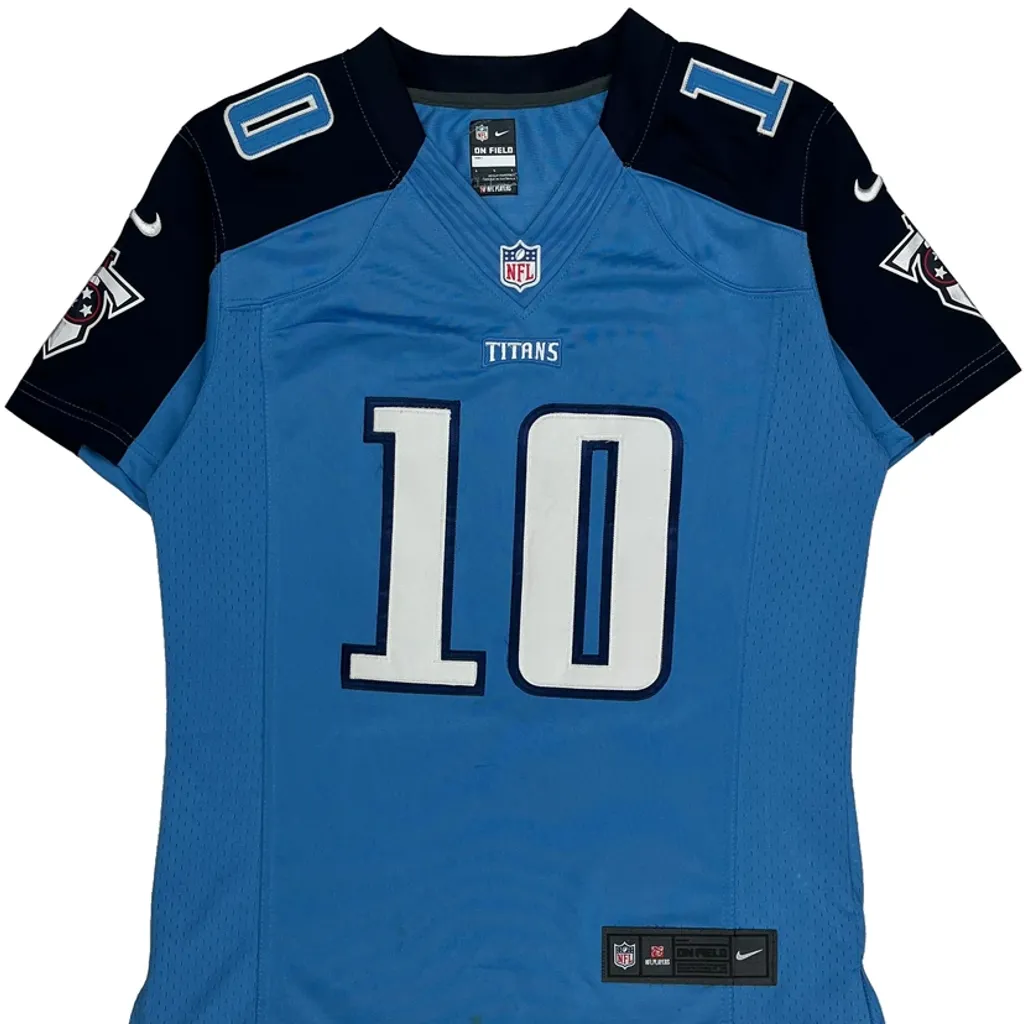 Tennessee Titans Nike Nfl Jersey - Large Blue Polyester - Image 4