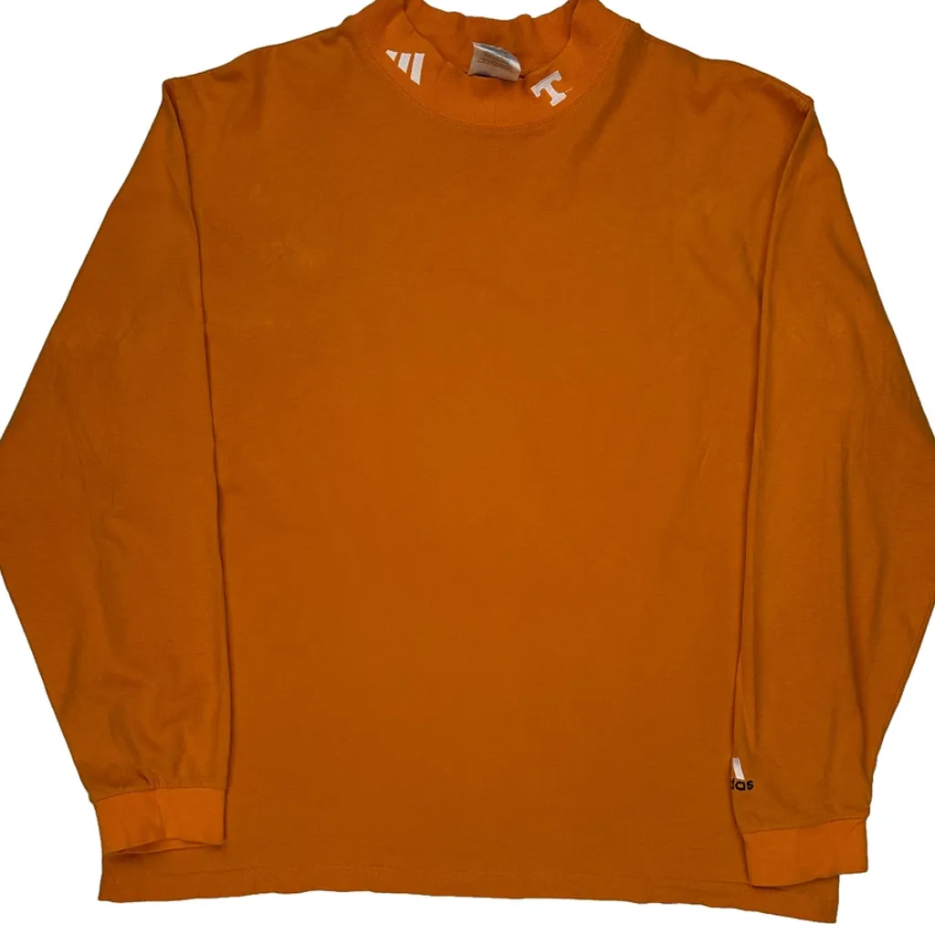 Tennessee Volunteers Adidas College Long Sleeve T-Shirt - XL Orange Cotton - Image 4