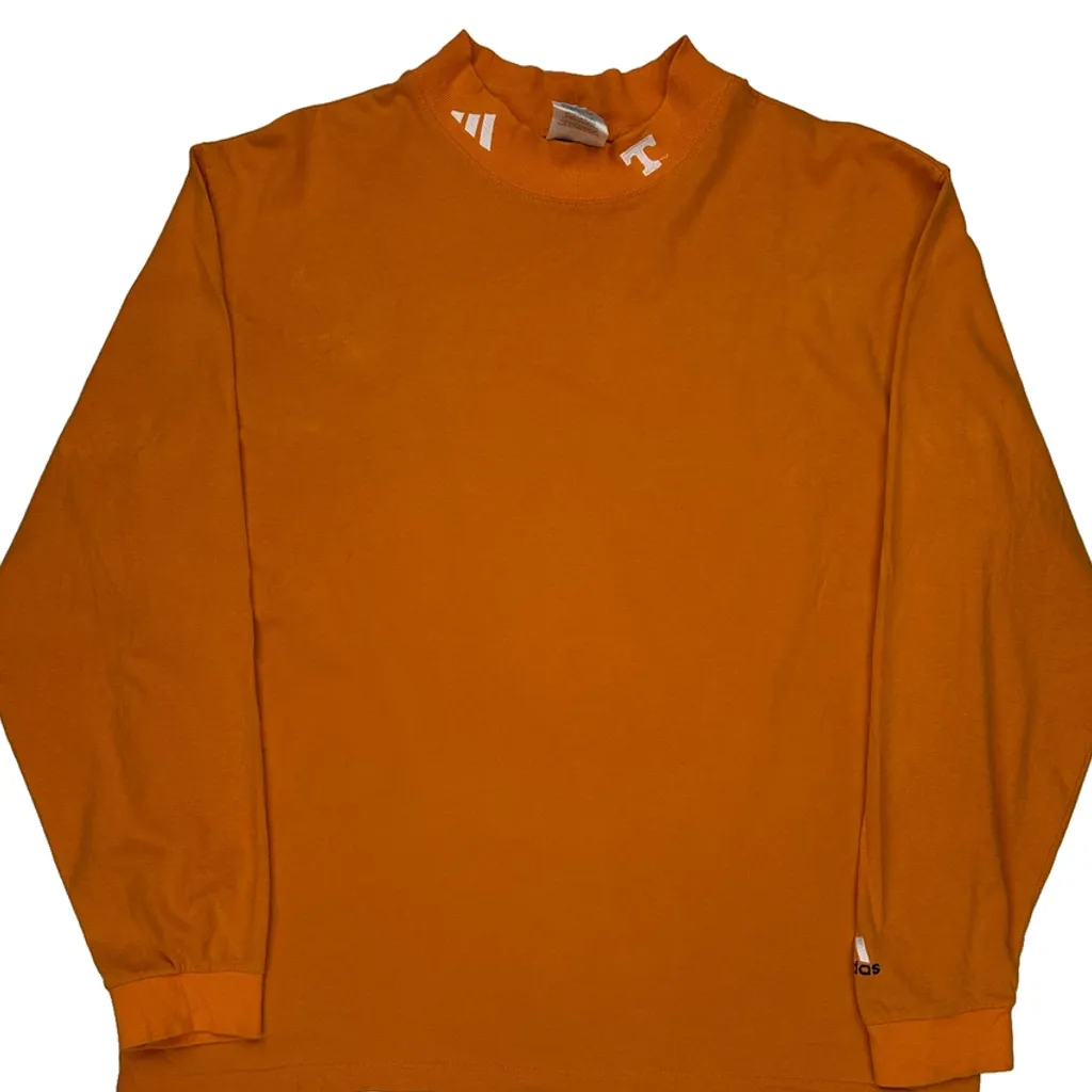 Tennessee Volunteers Adidas College Long Sleeve T-Shirt - XL Orange Cotton - Image 5