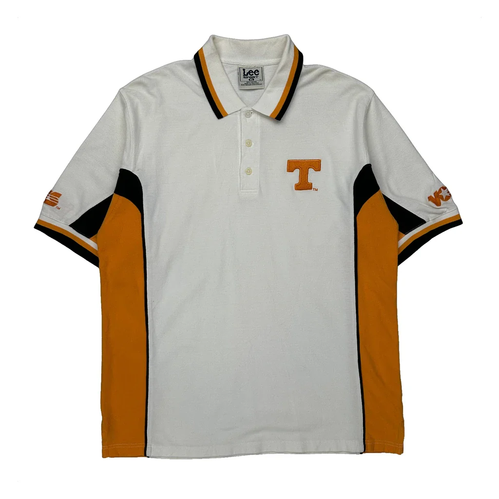 Tennessee Volunteers Lee Sport College Polo Shirt - XL White Cotton