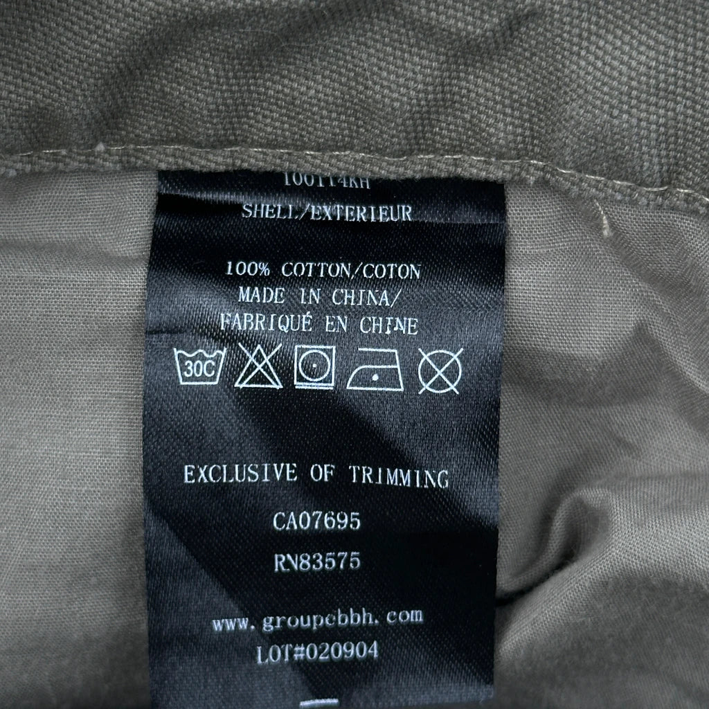 Terra Carpenter Shorts - 38W 11L Khaki Cotton - Image 7