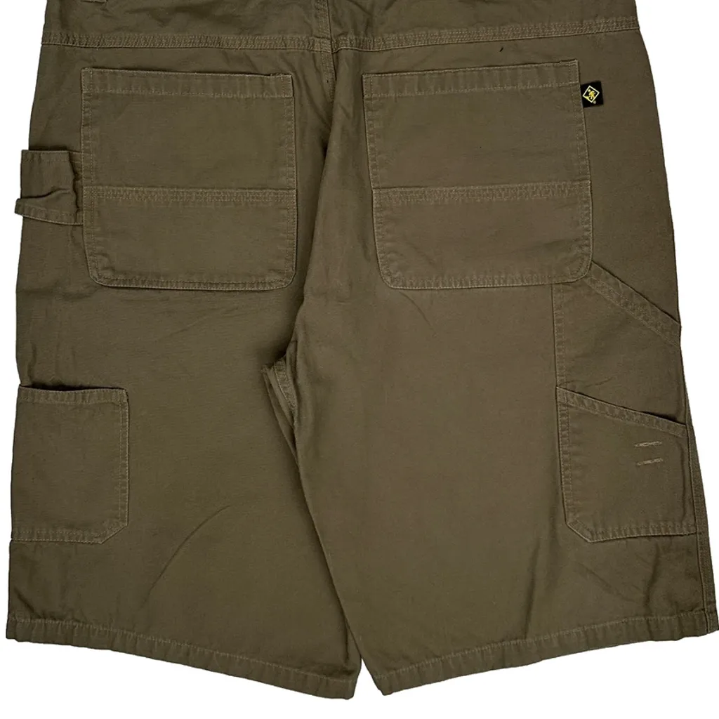 Terra Carpenter Shorts - 38W 11L Khaki Cotton - Image 8