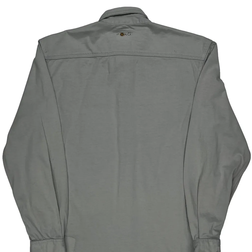 Tesla Logo Carhartt Shirt - Small Grey Cotton - Image 6