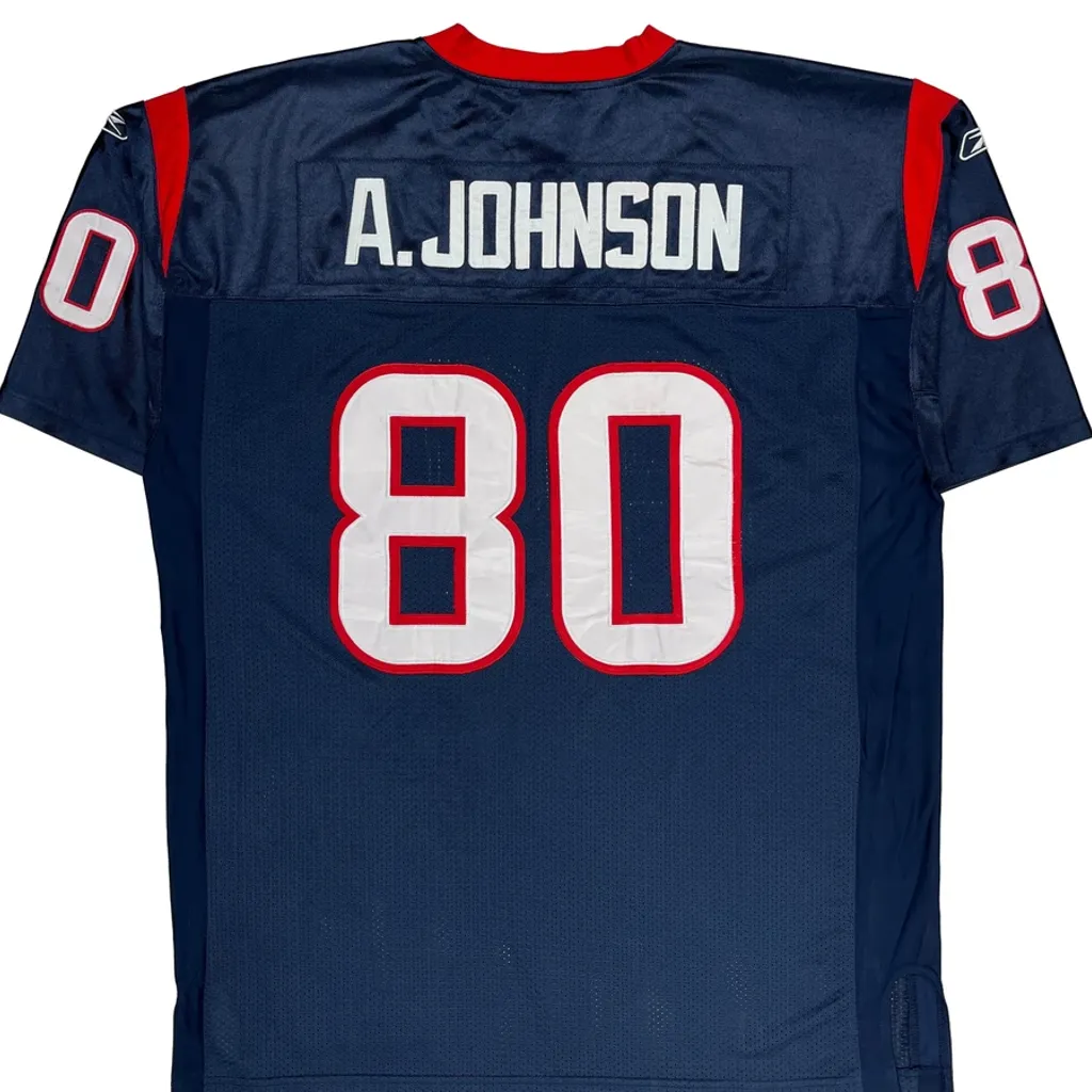 Texans Reebok Nfl Jersey - 2XL Navy Polyester - Image 6