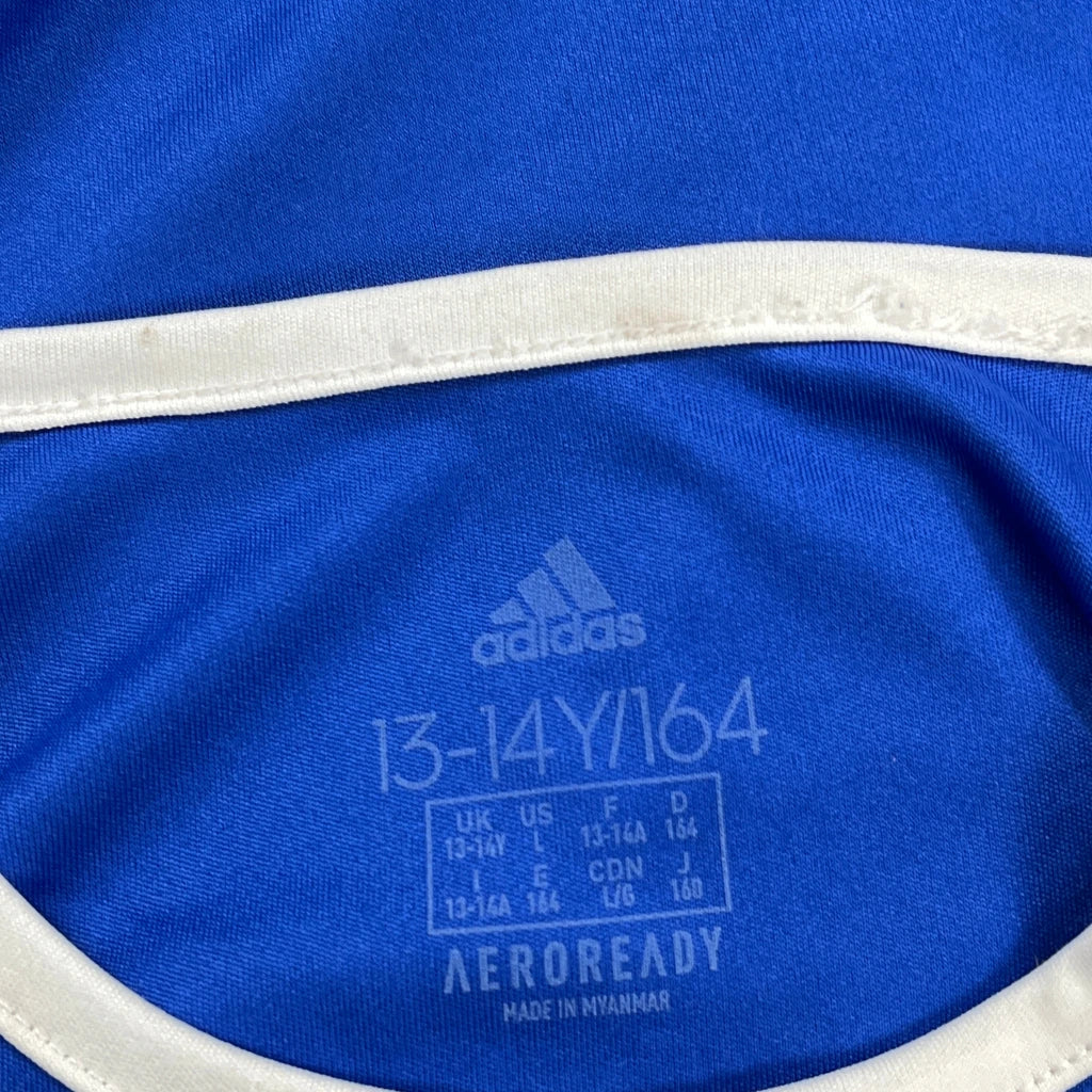 Tfa Adidas Football Shirt - Large Blue Polyester - Image 3