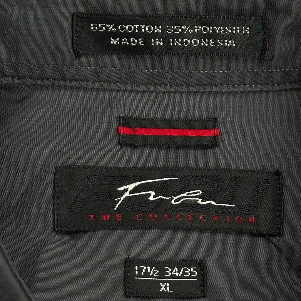The Collection Fubu Shirt - XL Grey Cotton Blend - Image 3