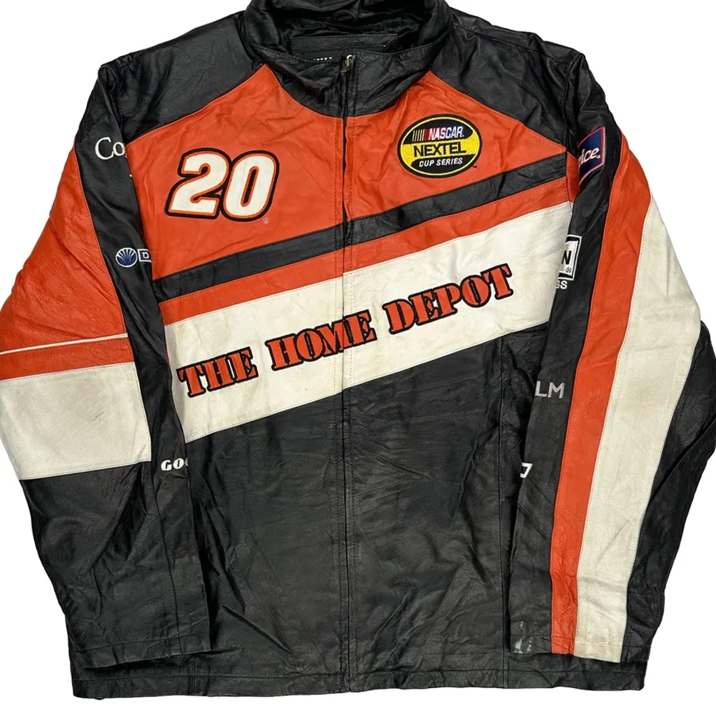 The Home Depot Chase Authentics Nascar Leather Jacket - XL Black Leather - Image 5