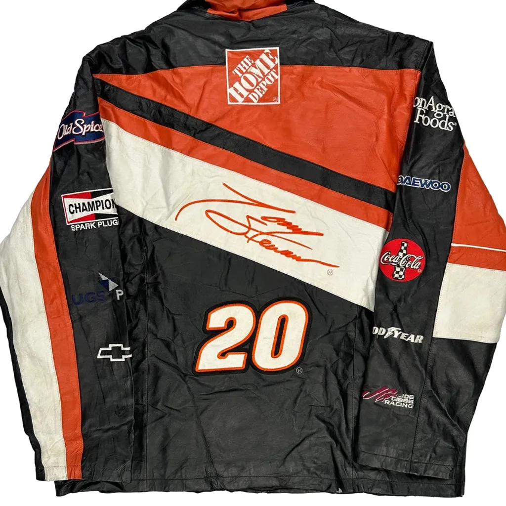The Home Depot Chase Authentics Nascar Leather Jacket - XL Black Leather - Image 6