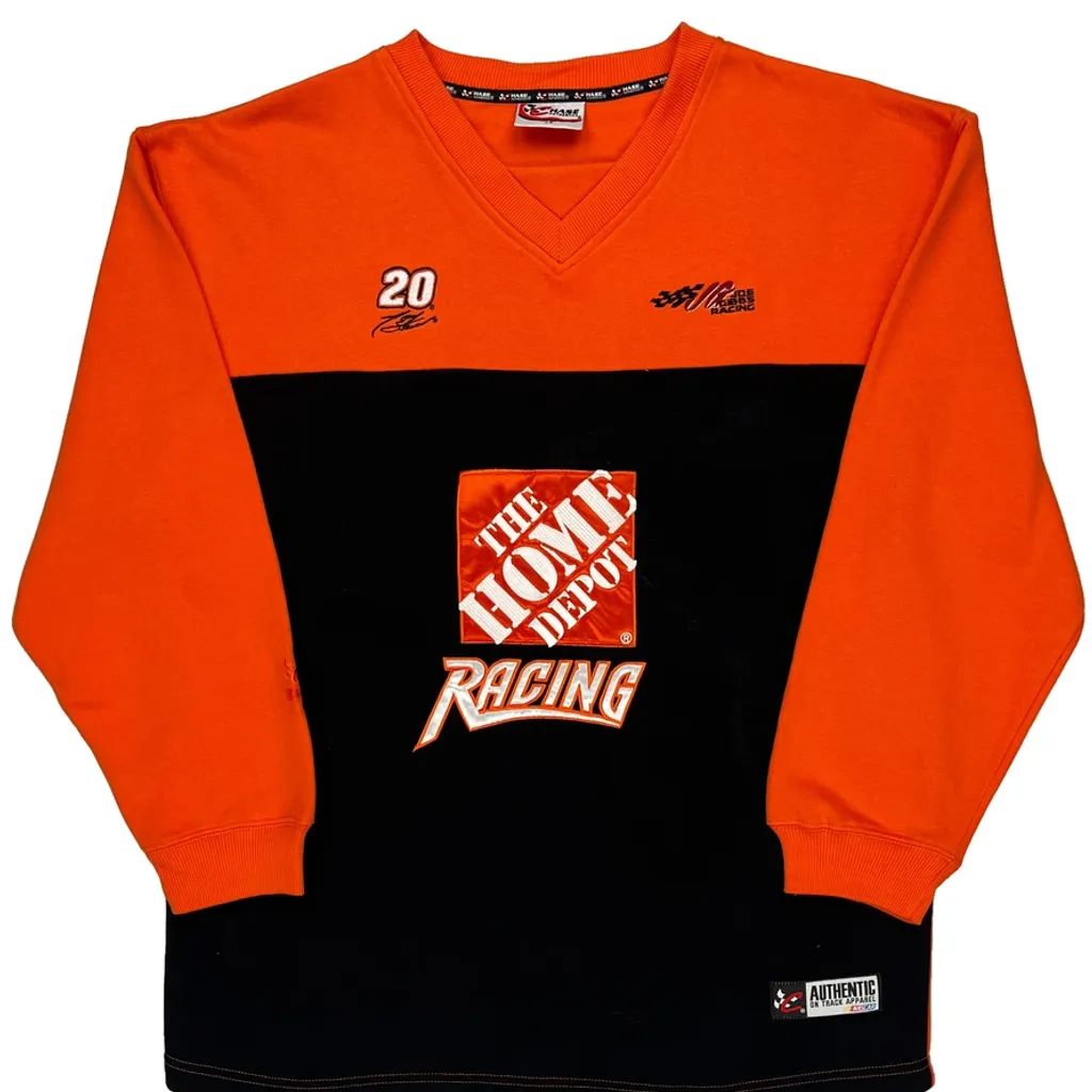 The Home Depot Racing Chase Authentics Nascar Long Sleeve T-Shirt - Large Orange Cotton - Image 5